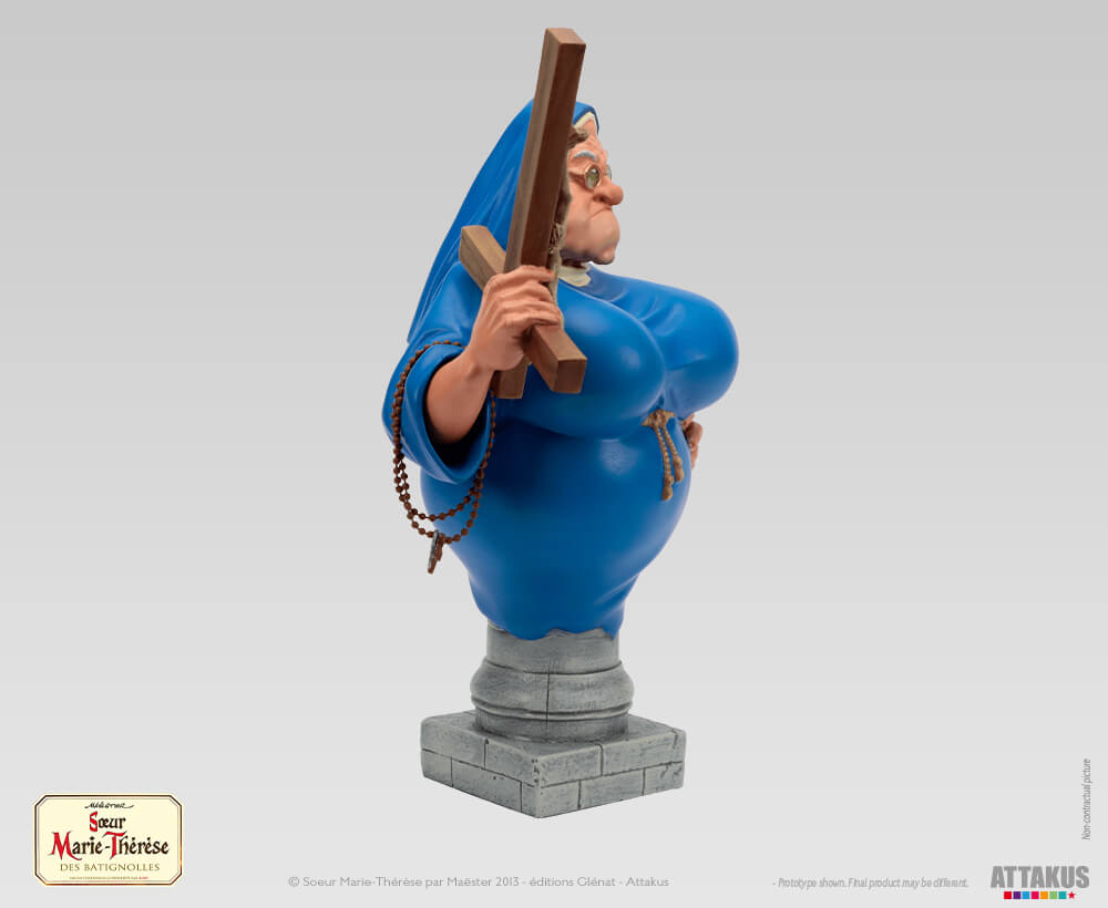 Buste résine Sœur Marie-Thérèse des Batignolles