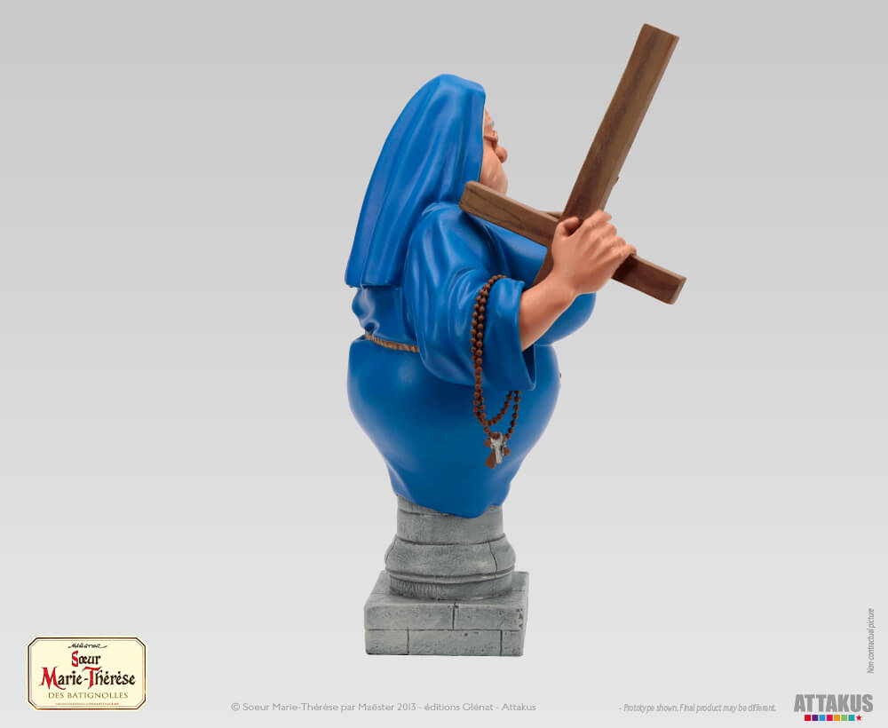 Buste résine Sœur Marie-Thérèse des Batignolles