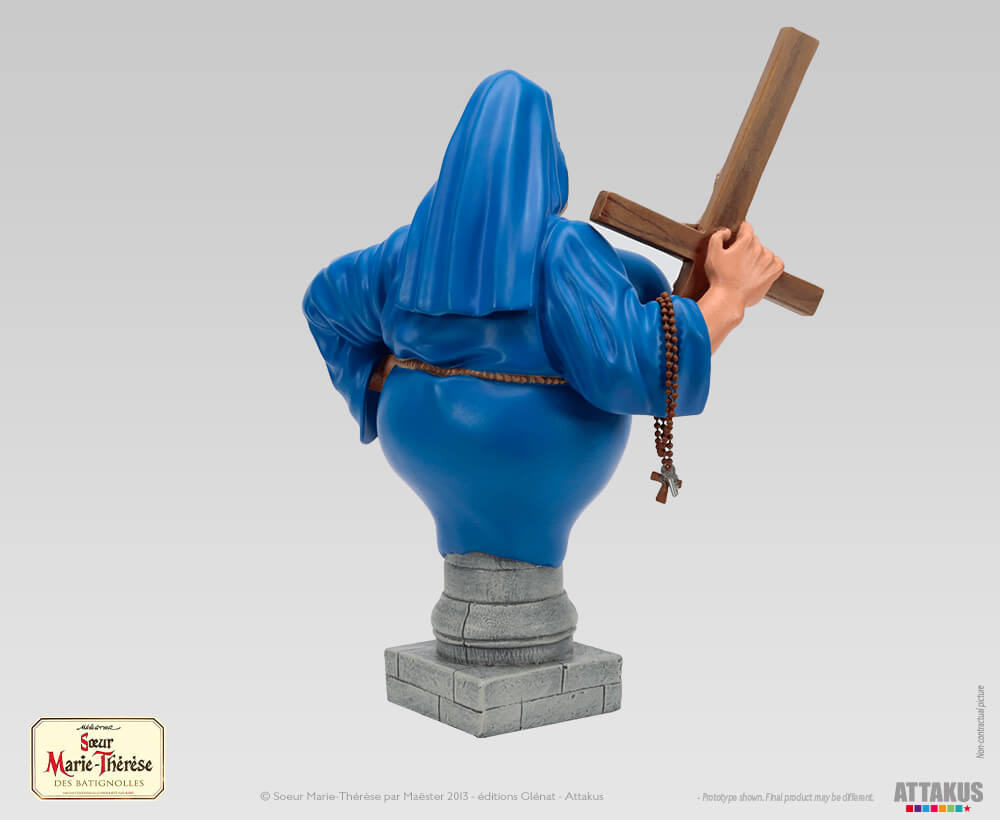 Buste résine Sœur Marie-Thérèse des Batignolles