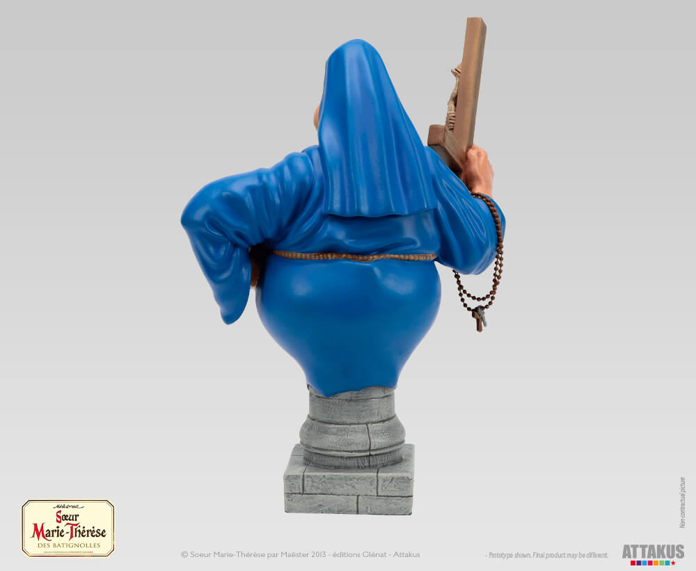 Buste résine Sœur Marie-Thérèse des Batignolles