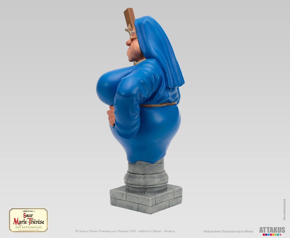Buste résine Sœur Marie-Thérèse des Batignolles