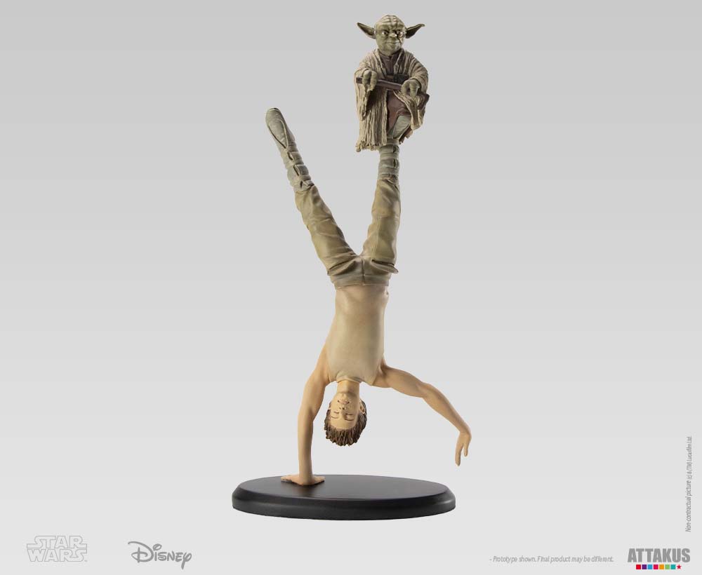 Figurine résine Yoda et Luke - Entraînement 1/10e - STAR WARS