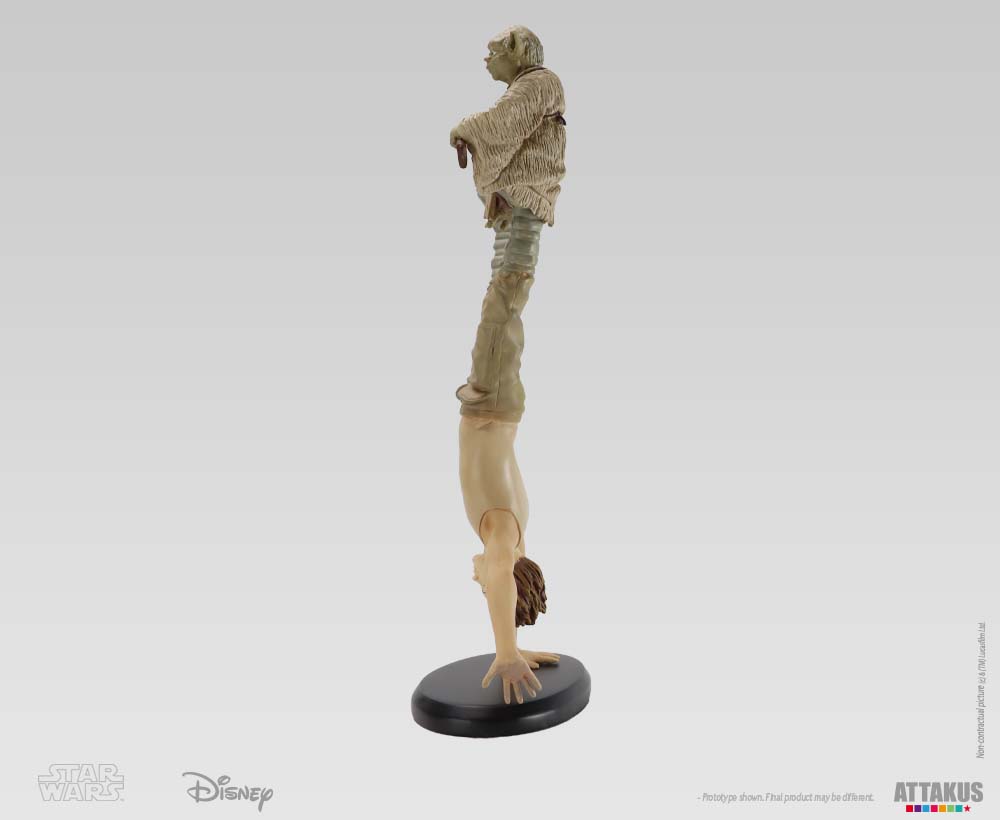 Figurine résine Yoda et Luke - Entraînement 1/10e - STAR WARS