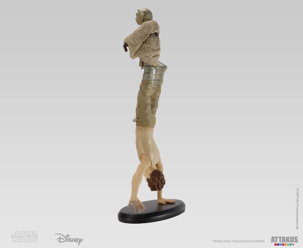 Figurine résine Yoda et Luke - Entraînement 1/10e - STAR WARS