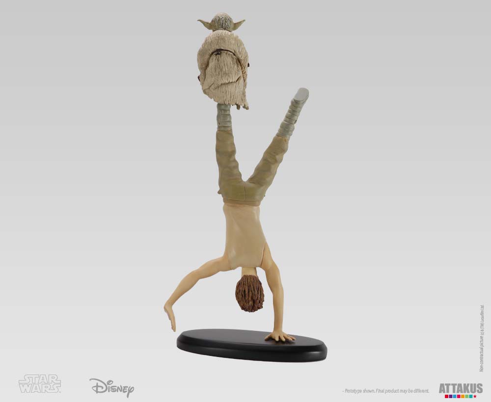 Figurine résine Yoda et Luke - Entraînement 1/10e - STAR WARS
