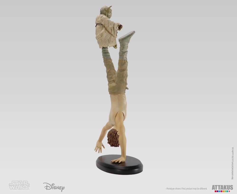Figurine résine Yoda et Luke - Entraînement 1/10e - STAR WARS