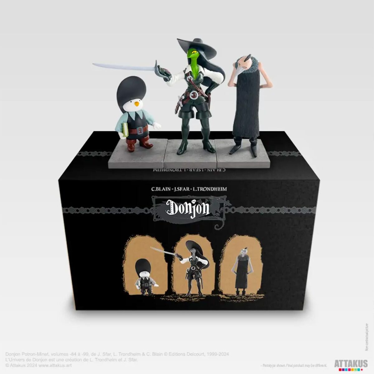 Figurine résine Donjon Potron-Minet Trio