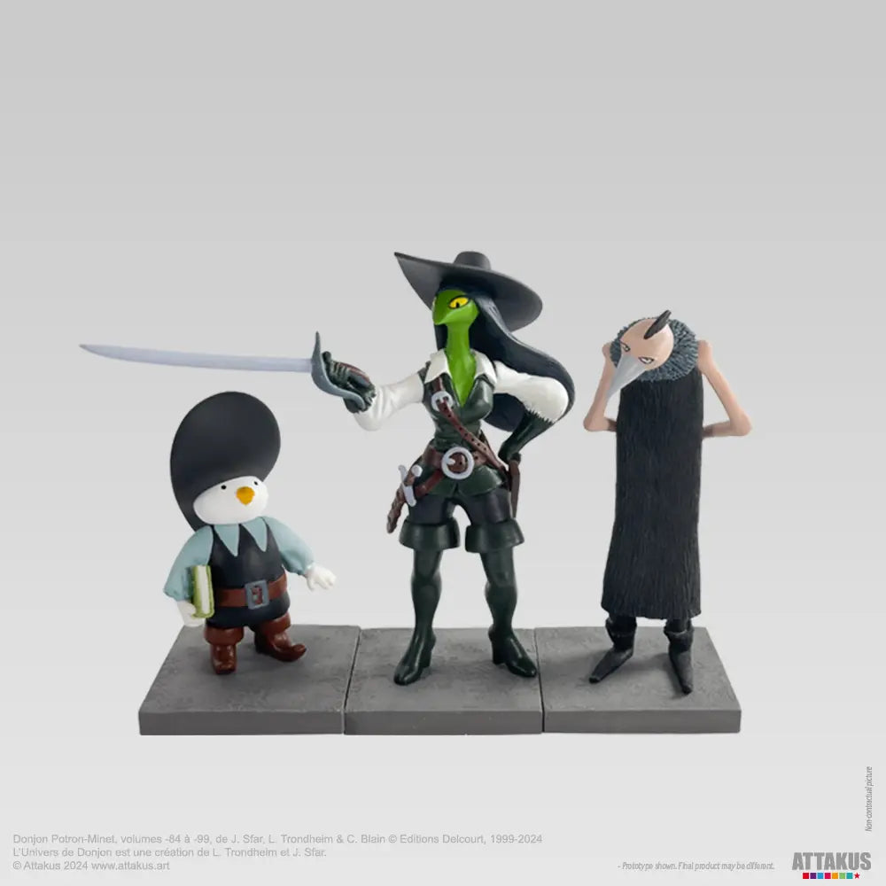 Figurine résine Donjon Potron-Minet Trio