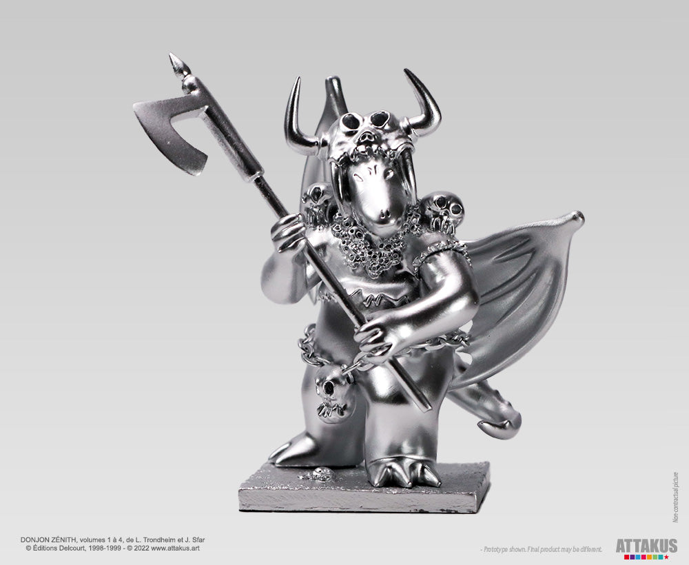 Figurine résine Donjon Trio ARGENT