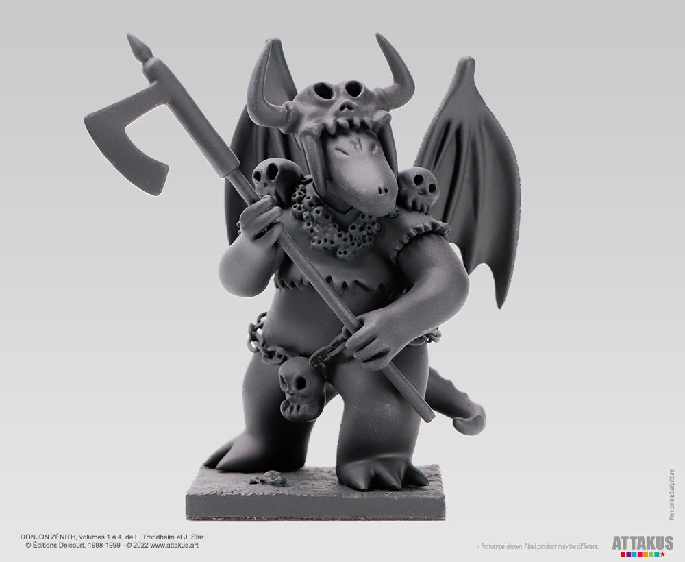 Figurine résine Donjon Trio NOIR