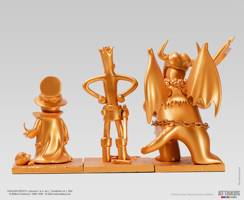 Figurine résine Donjon Trio OR