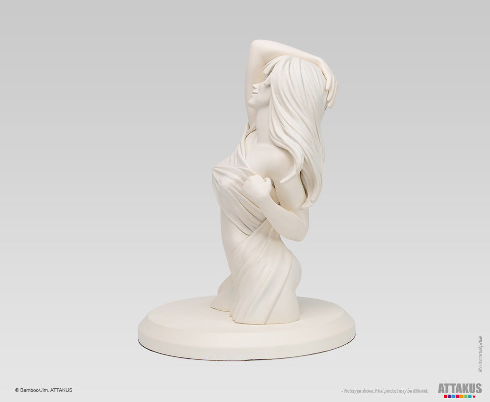 Figurine résine Marie - blanche - collection Pin-Up