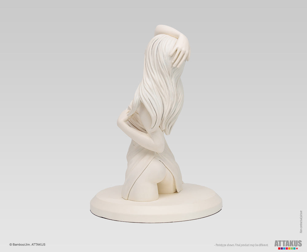 Figurine résine Marie - blanche - collection Pin-Up