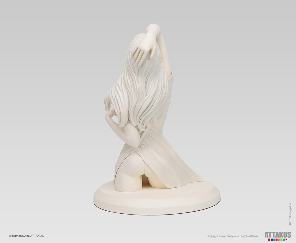 Figurine résine Marie - blanche - collection Pin-Up