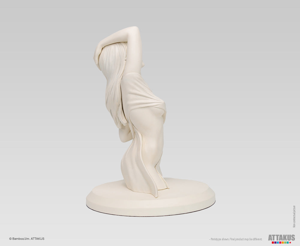 Figurine résine Marie - blanche - collection Pin-Up