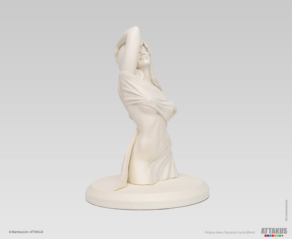 Figurine résine Marie - blanche - collection Pin-Up