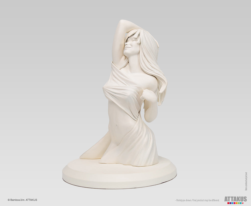 Figurine résine Marie - blanche - collection Pin-Up