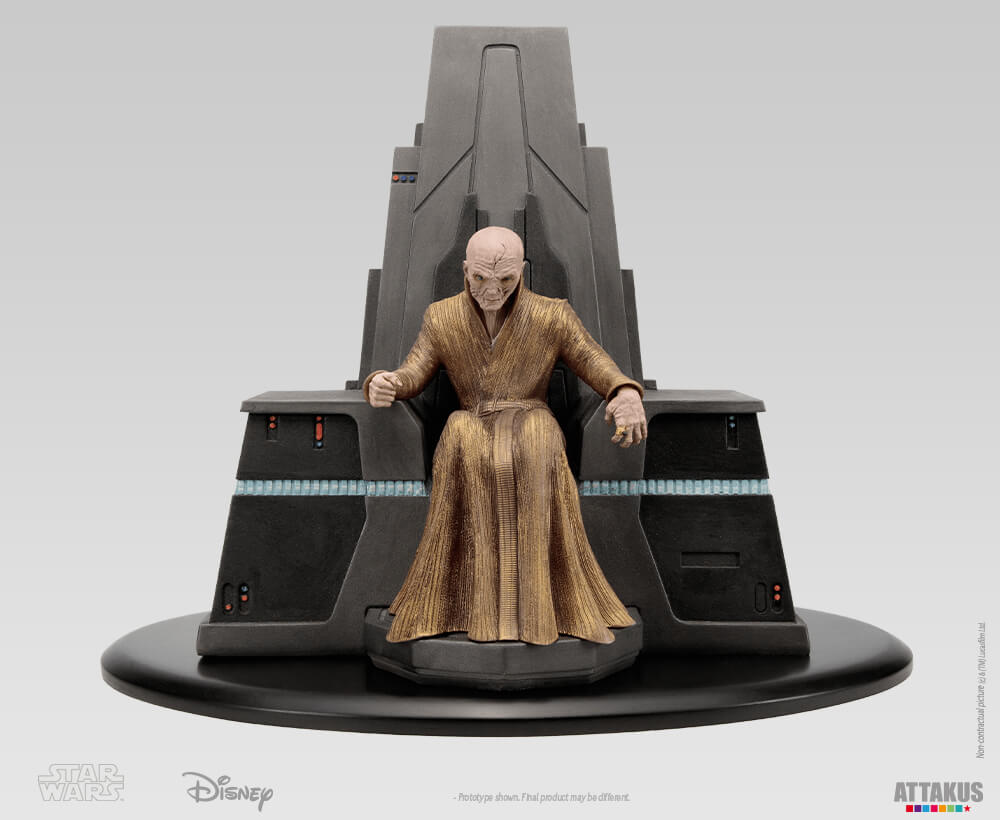 Figurine résine Snoke sur son trône 1/10e - STAR WARS