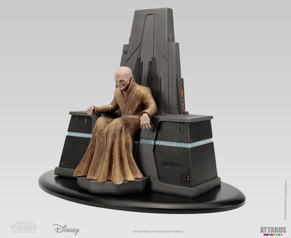 Figurine résine Snoke sur son trône 1/10e - STAR WARS