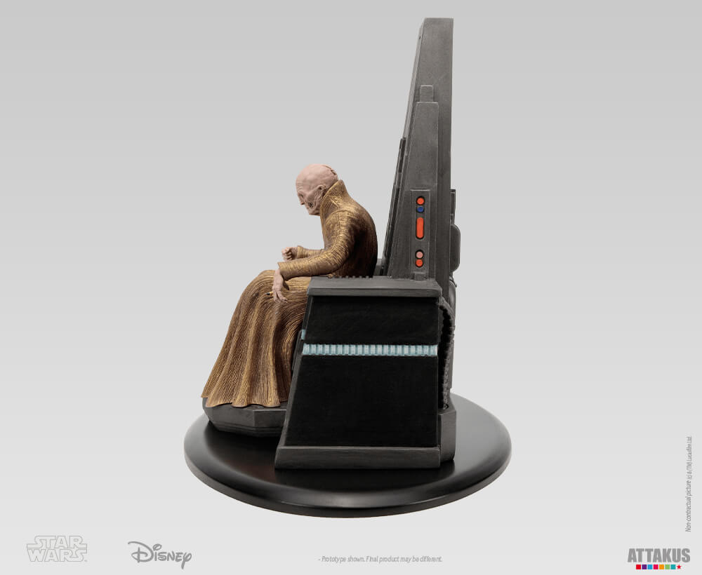 Figurine résine Snoke sur son trône 1/10e - STAR WARS