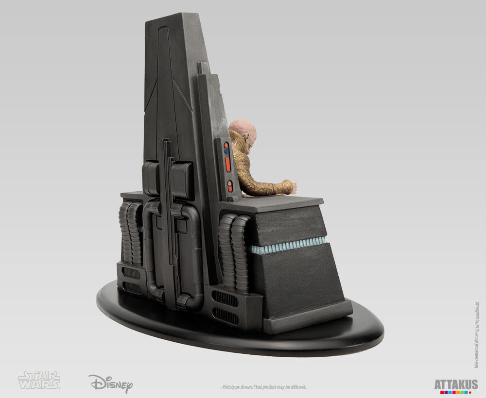 Figurine résine Snoke sur son trône 1/10e - STAR WARS