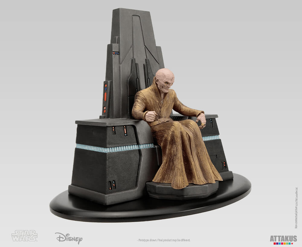 Figurine résine Snoke sur son trône 1/10e - STAR WARS