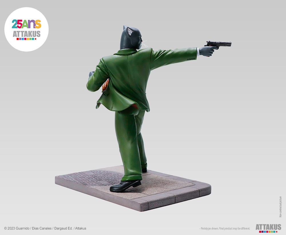 Figurine résine John Blacksad paré à tirer