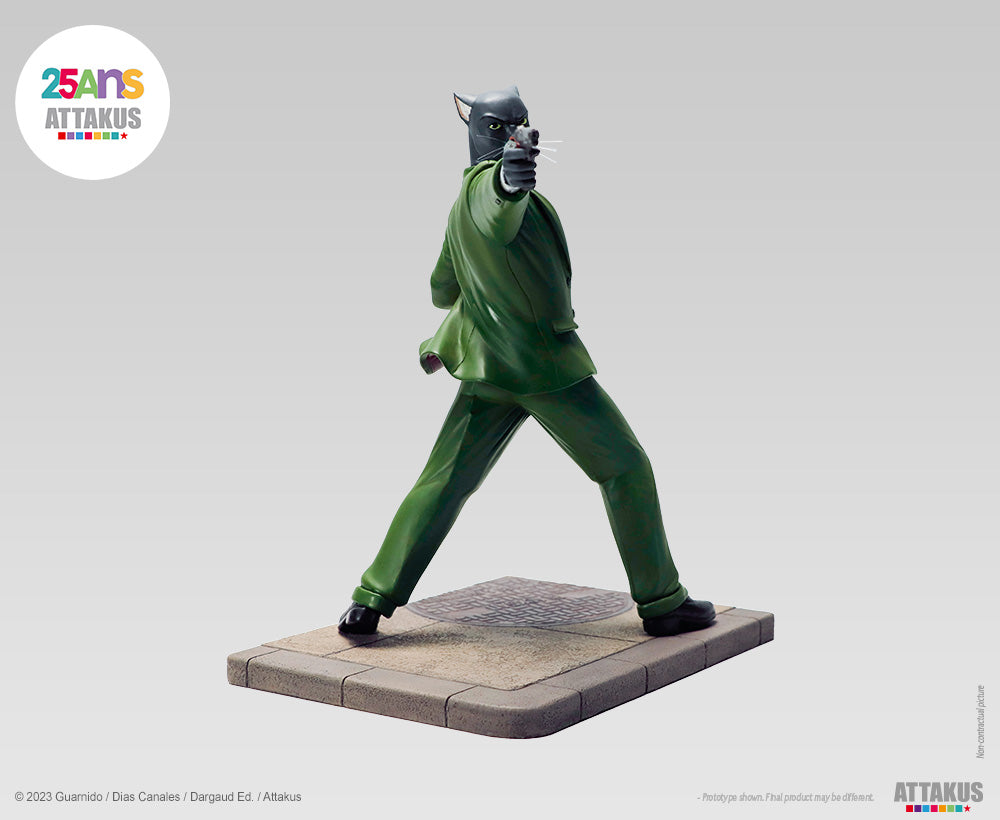 Figurine résine John Blacksad paré à tirer