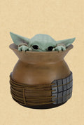 Figurine résine Grogu dans sa jarre - échelle 1/2 (20 cm)