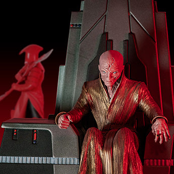 Figurine résine Diorama - Snoke et deux Gardes Praetoriens 1/10e - STAR WARS