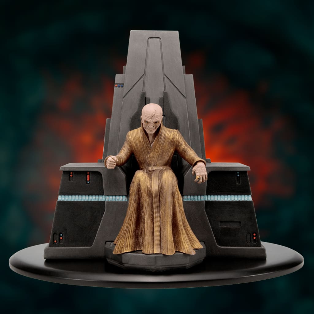 Figurine résine Diorama - Snoke et deux Gardes Praetoriens 1/10e - STAR WARS