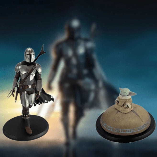 Figurine résine The Mandalorian & Grogu 1/5e - STAR WARS