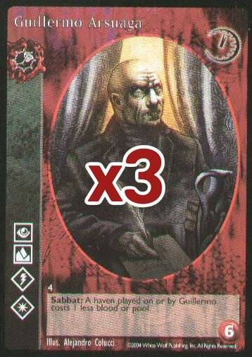Guillermo Arsuaga [Gehenna set] - VTES CCG