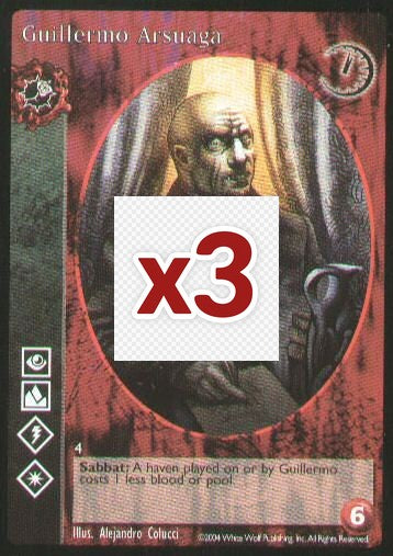 Guillermo Arsuaga [Gehenna set] - VTES CCG