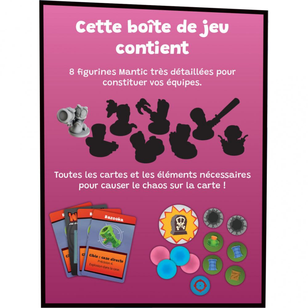 Jeu Worms avec figurines 2-4 joueurs (Calendrier de l’Avent) FR