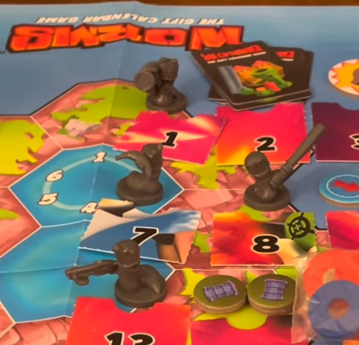 Jeu Worms avec figurines 2-4 joueurs (Calendrier de l’Avent) FR