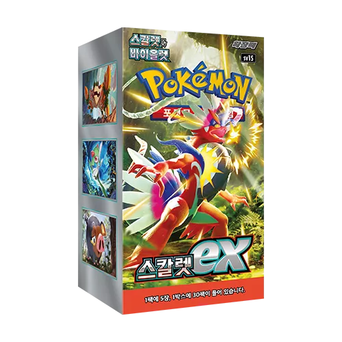 Display Pokemon SV1S Scarlet EX en Coréen