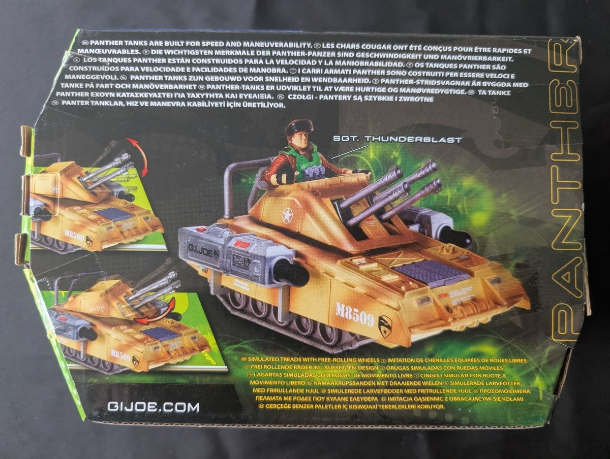 G.I. JOE - Véhicule Armored Panther, with Sgt. Thunderblast  89094
