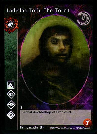Ladislas Toth, The Torch [Gehenna set] - VTES CCG