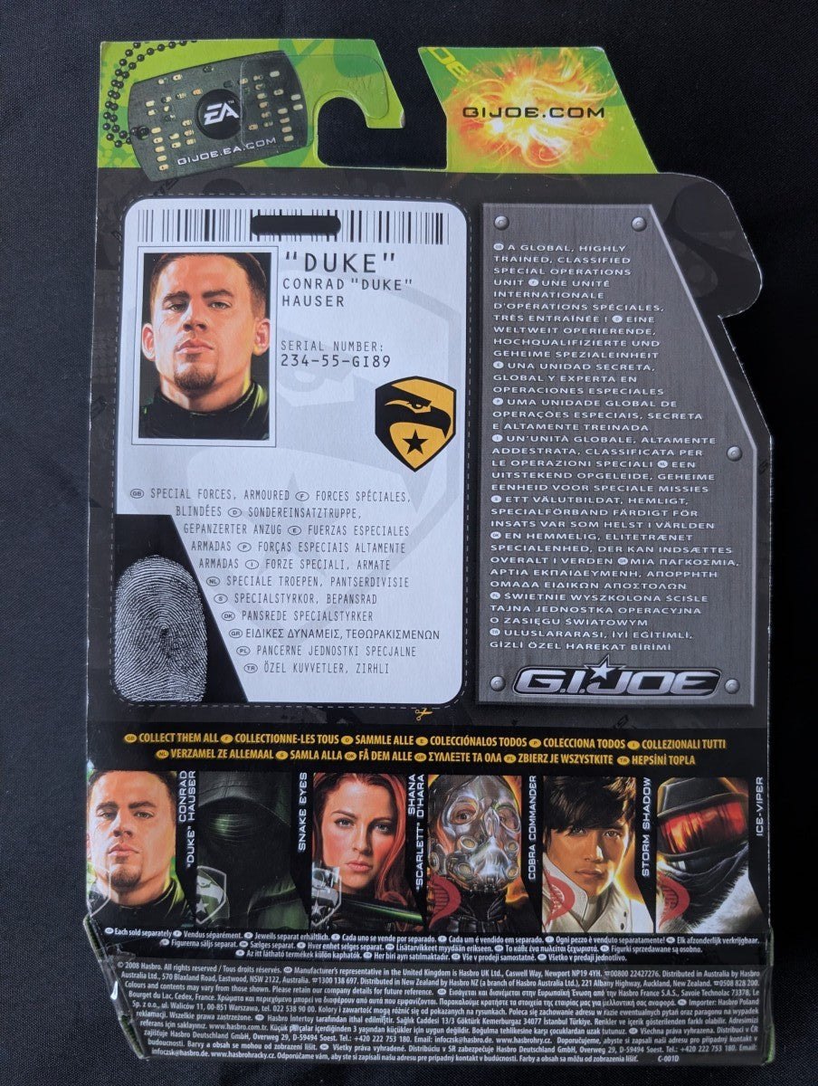 G.I. JOE - Figurine Conrad Duke Hauser - Reactive Impact Armor 89280