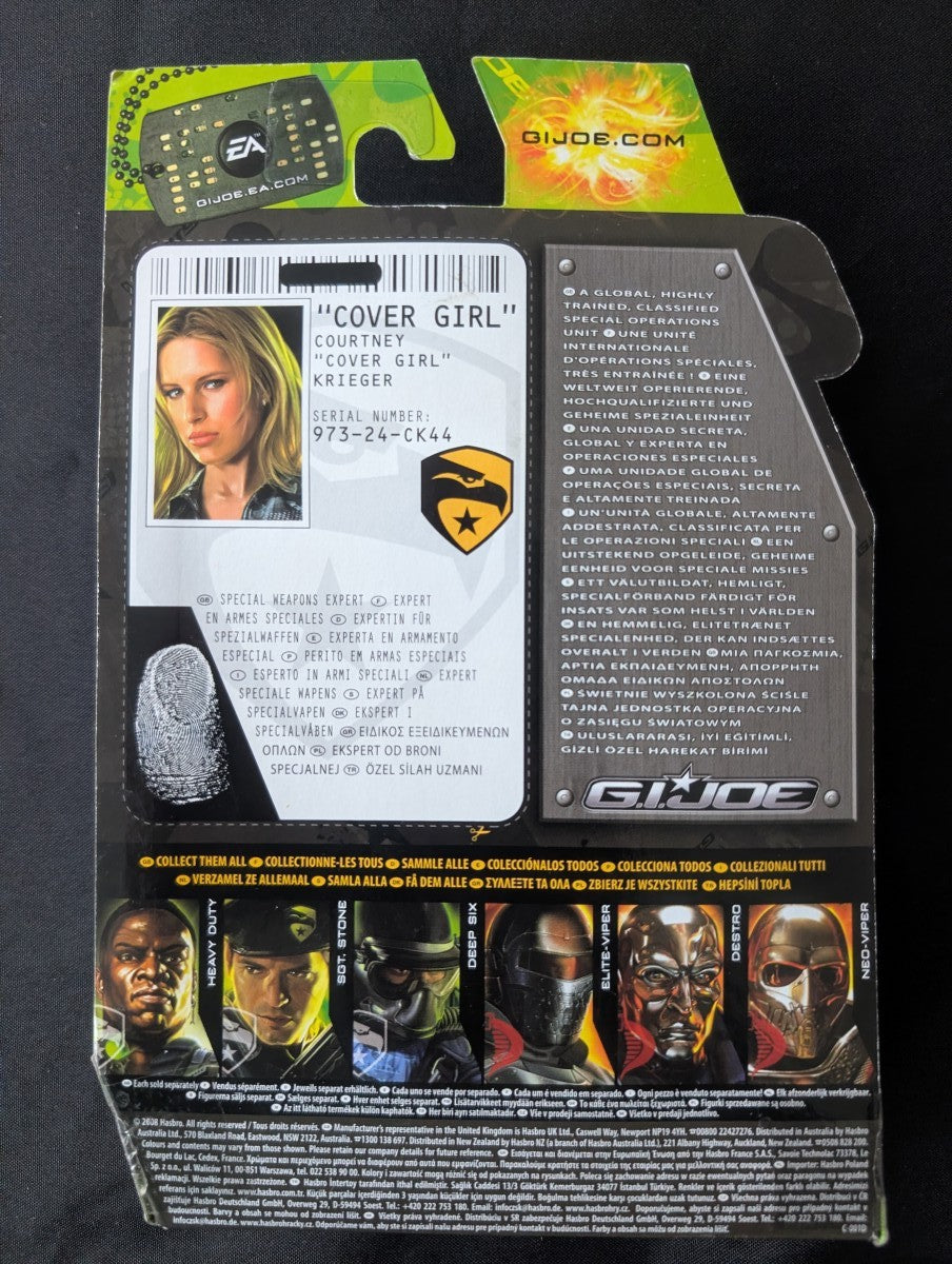 G.I. JOE - Figurine Courtney Cover Girl Krieger - Special Weapons Officer 91731