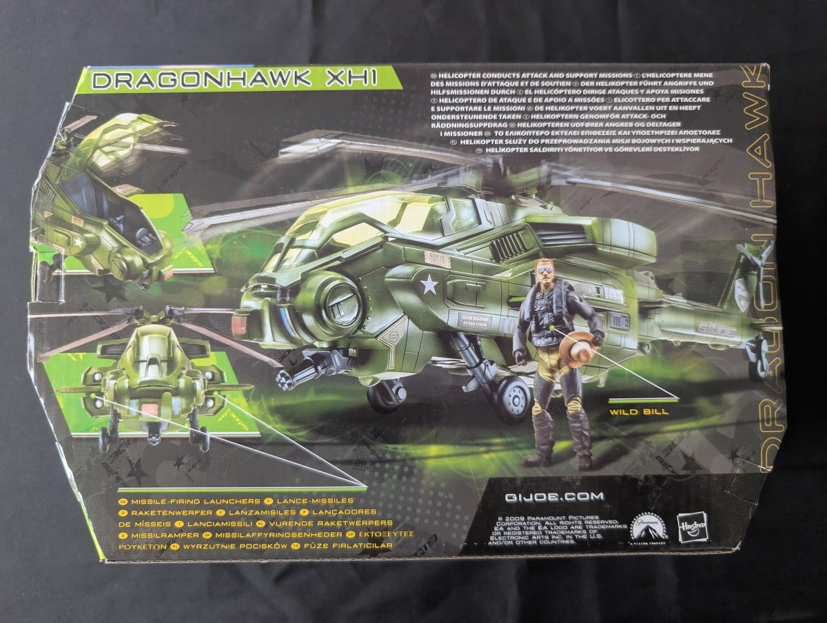 G.I. JOE - Véhicule Dragonhawk XH1, with Wild Bill 89084
