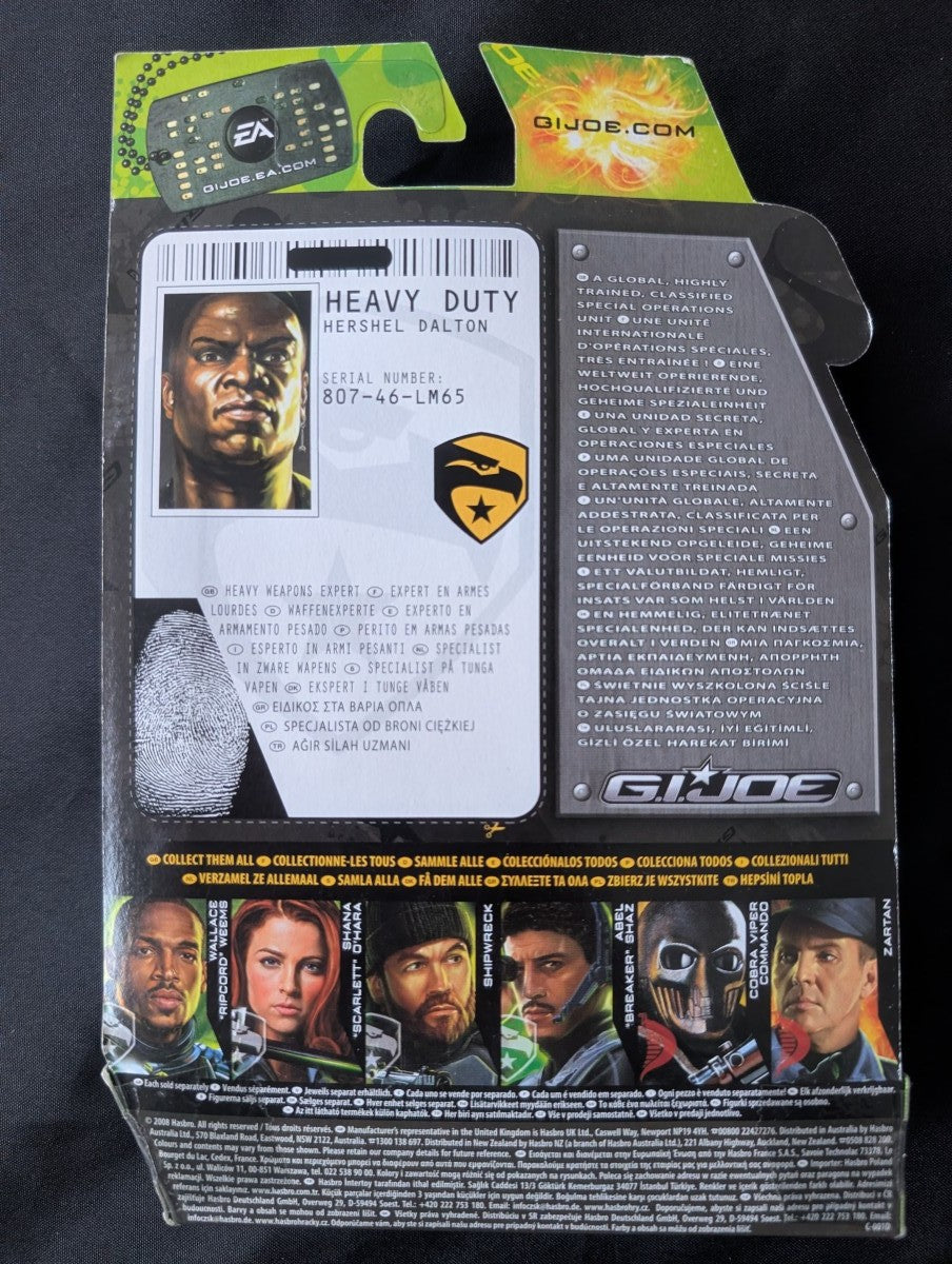 G.I. JOE - Figurine Heavy Duty - Heavy Weapons Specialist 89301