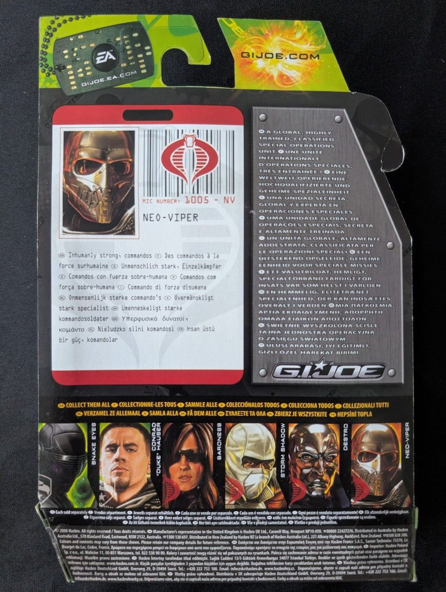 G.I. JOE - Figurine Neo Viper - Attack On The G.I.Joe Pit 89080