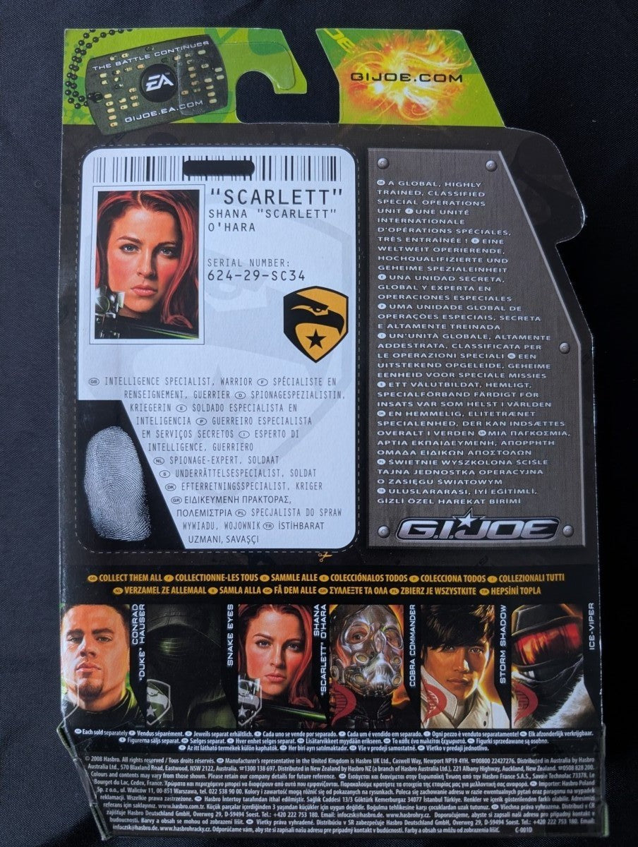 G.I. JOE - Figurine Shana Scarlett OHara - Desert Ambush 89289