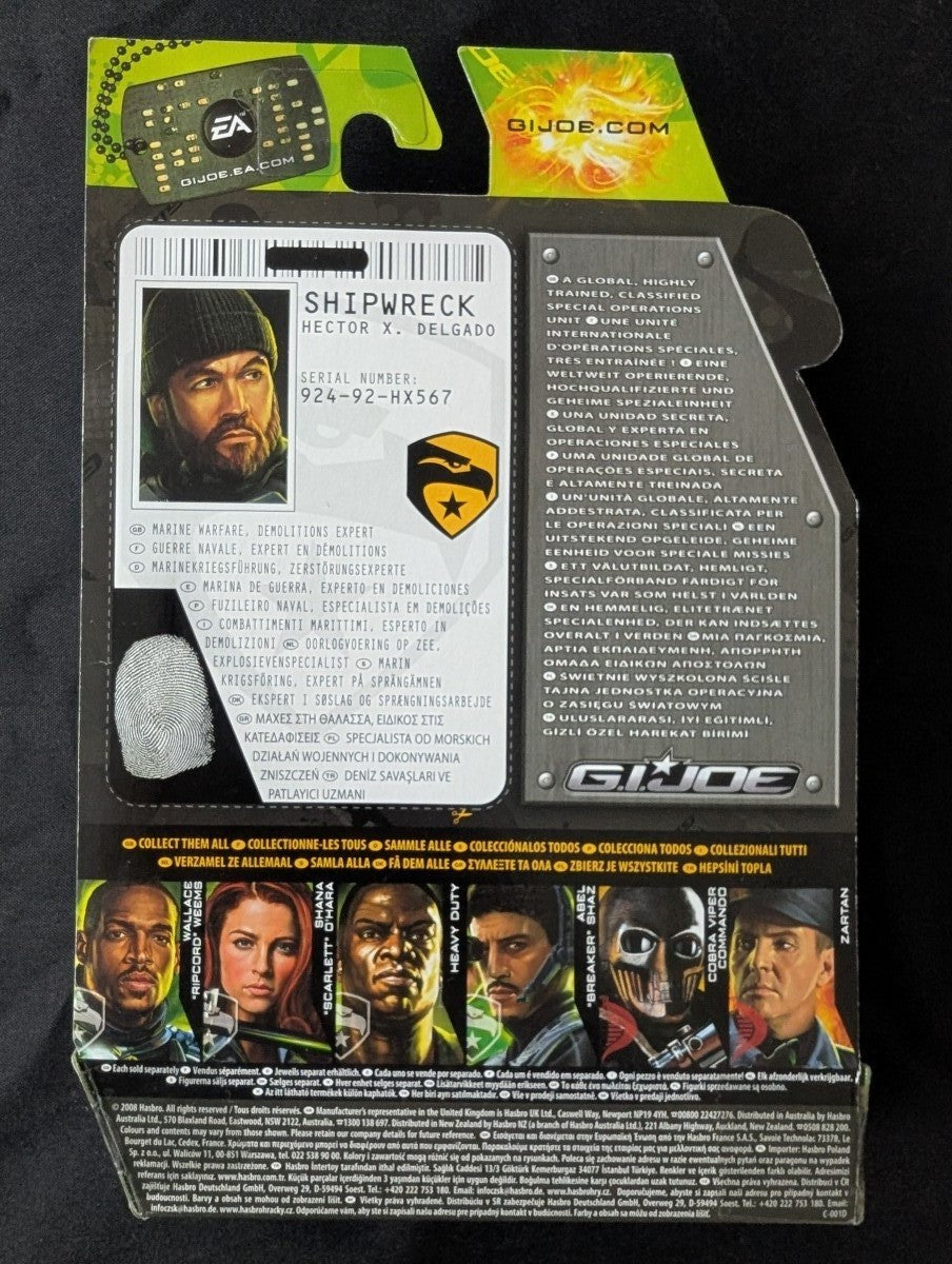 G.I. JOE - Figurine Shipwreck - Naval Commando  89307