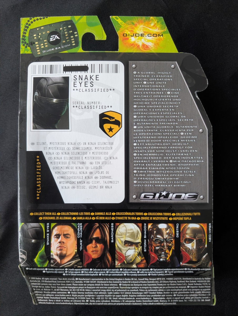 G.I. JOE - Figurine Snake Eyes - Ninja Commando  89076