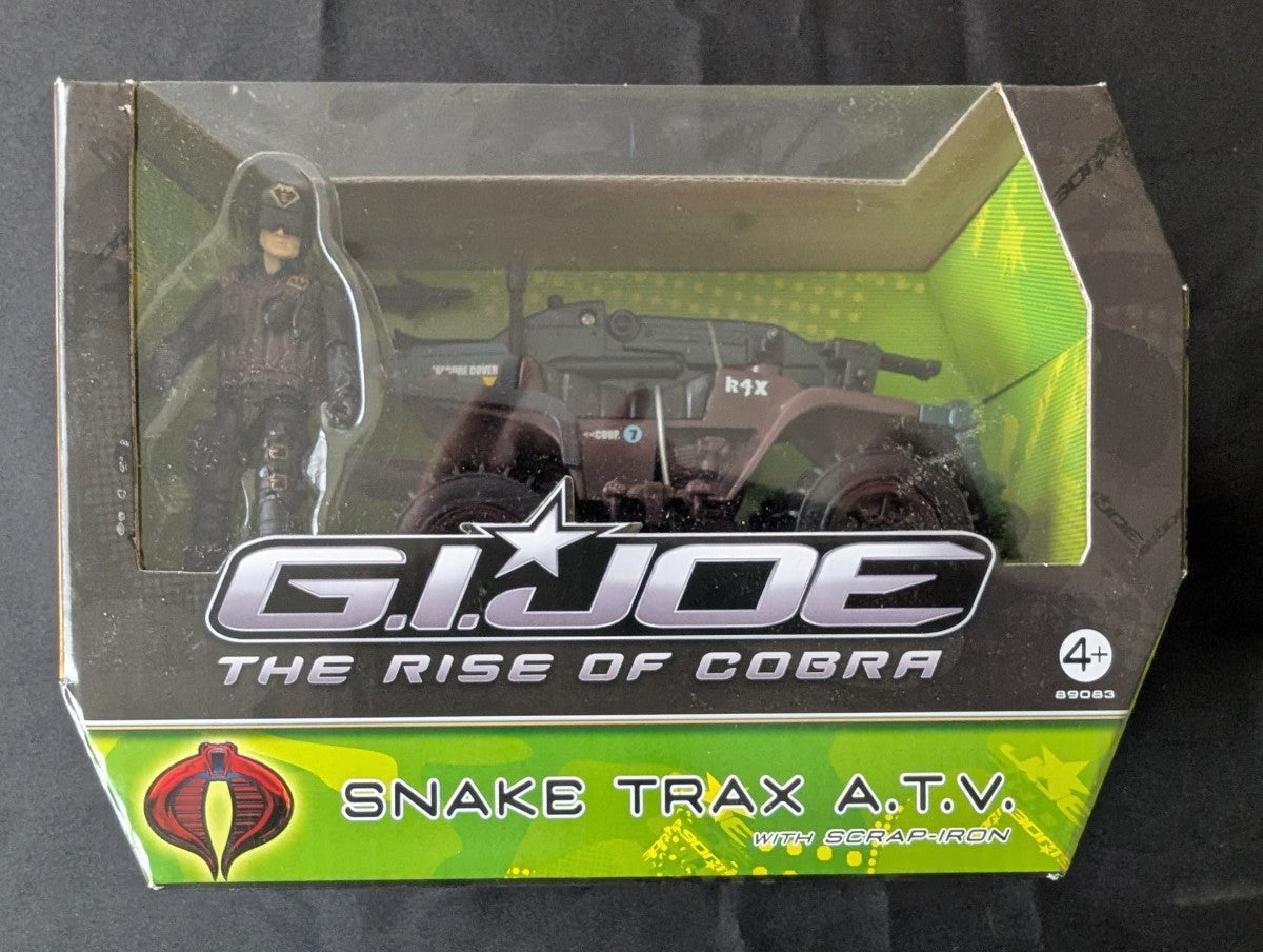 G.I. JOE - Véhicule Snake Trax A.T.V, with Scrap-Iron 89083