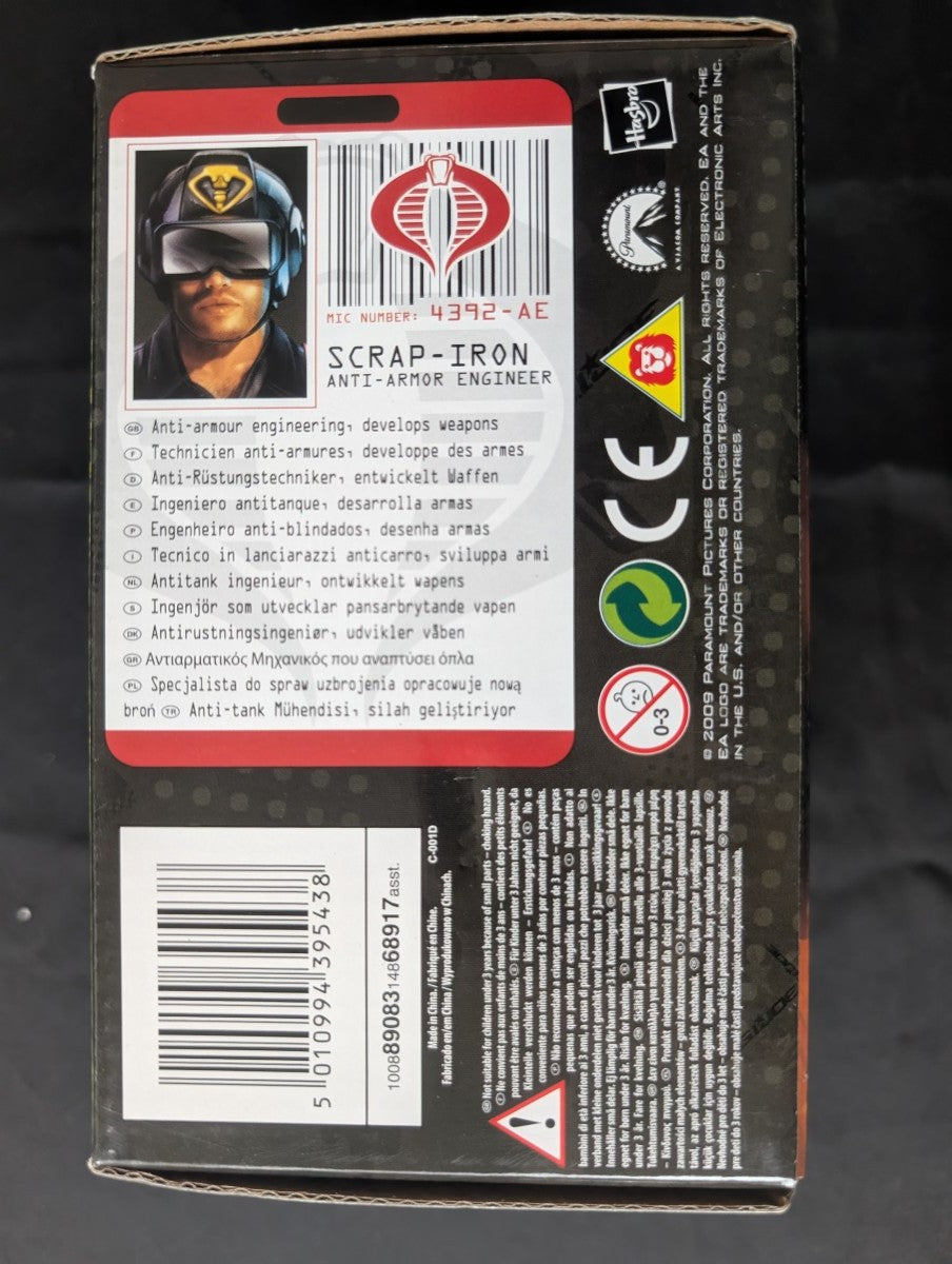 G.I. JOE - Véhicule Snake Trax A.T.V, with Scrap-Iron 89083