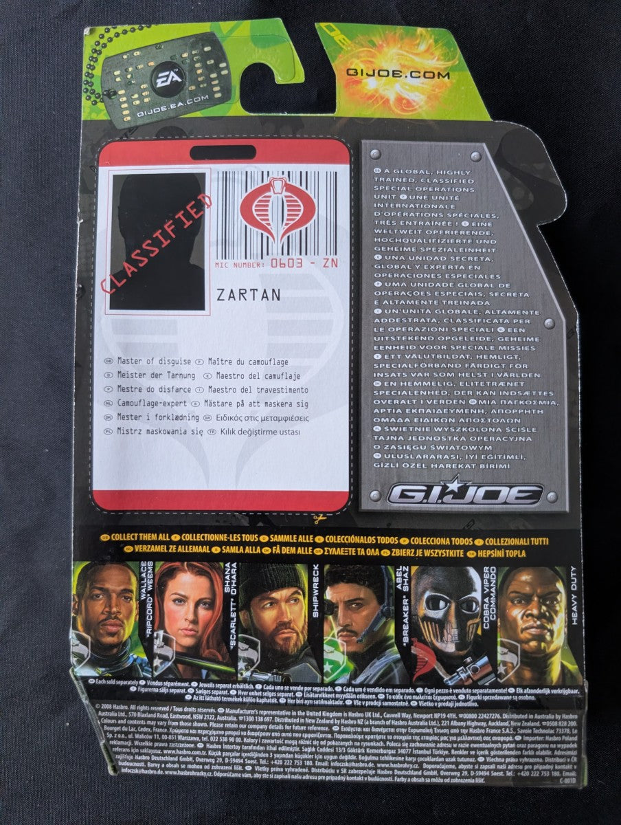 G.I. JOE - Figurine Zartan - Master of Disguise  89302